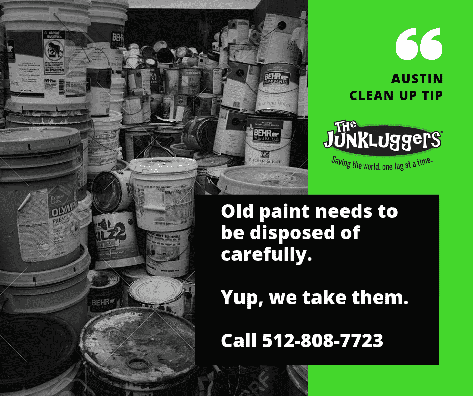 We can take old paint!